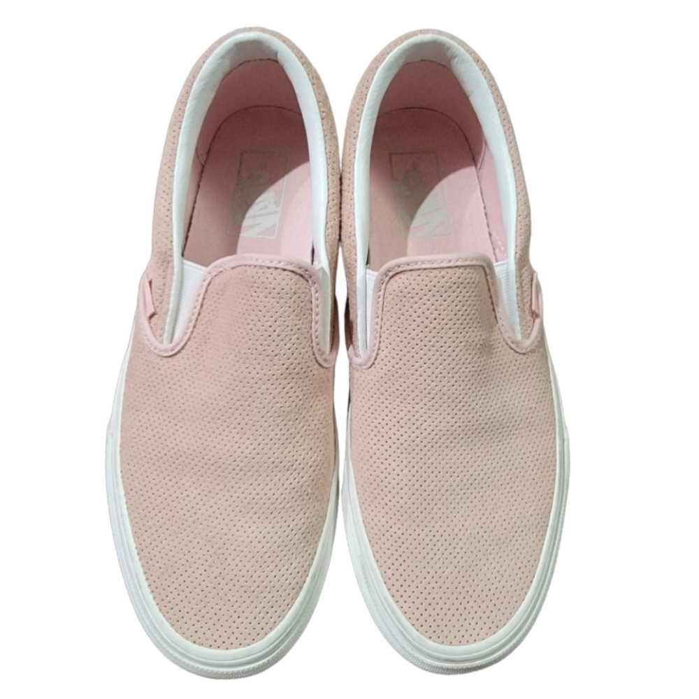 Womens Pink Suede Vans Sz 9